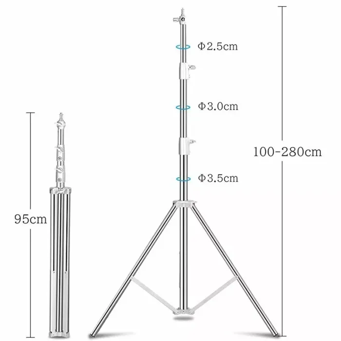 Професійна студійна стійка Selens J288S Light Stand (2.8 м)