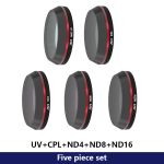Комплект світлофільтрів від JSR June Star (UV+CPL+ND4+ND8+ND16) для камер FujiFilm X100VI, X100V, X100F, X100T