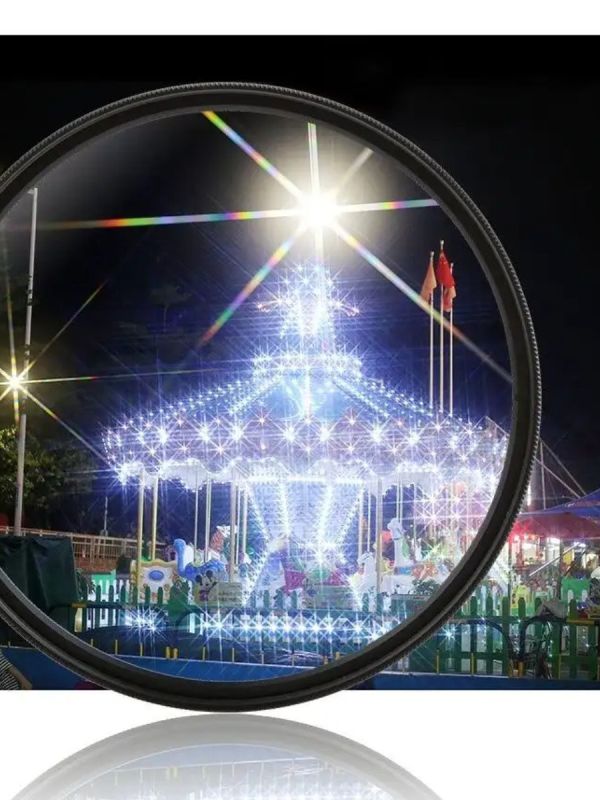 Зірковий (STAR-8), 8-променевий світлофільтр JSR June Star 86 мм — скло