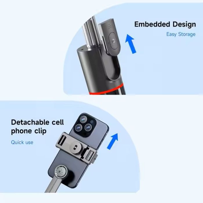 Селфі палиця, штатив-монопод для телефона з Bluetooth пультом від TOKQI Selfie Stick F15 (чорний) 171,7 см.