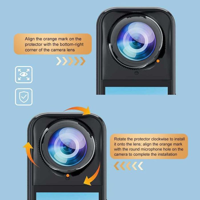 Комплект захисних лінз для Insta360 X5