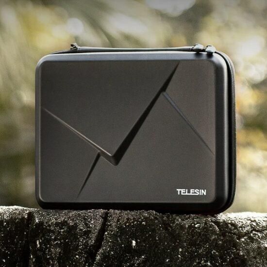 Кейс, футляр TELESIN для екшн-камер DJI OSMO Action 3, 4, 5 розмір L (206 × 262 × 65 мм) для (код S6-PRC-05-TDJ)