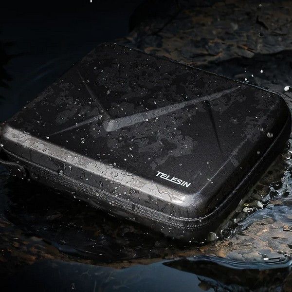 Кейс, футляр TELESIN для екшн-камер DJI OSMO Action 3, 4, 5 розмір L (206 × 262 × 65 мм) для (код S6-PRC-05-TDJ)