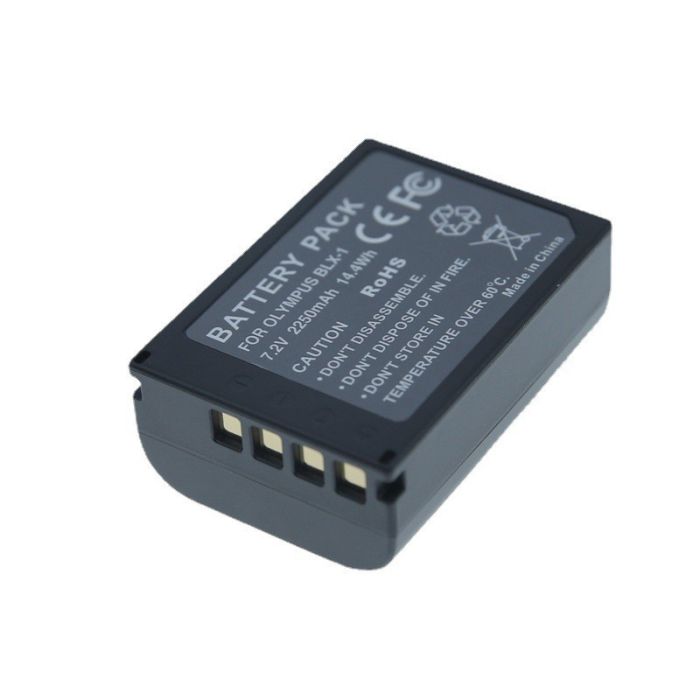 Акумулятор для фотоапаратів OLYMPUS для OM System OM-1 — акумулятор BLX-1 — аналог на 2250 ма