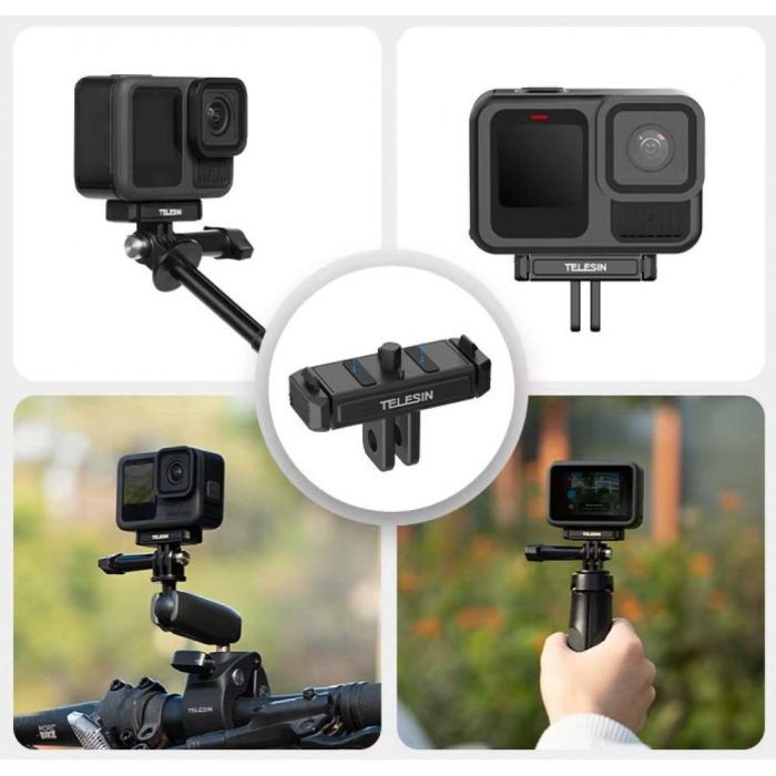 Магнітний адаптер (кріплення) TELESIN для GoPro Hero 13 (S7-JBK-08-TGP)