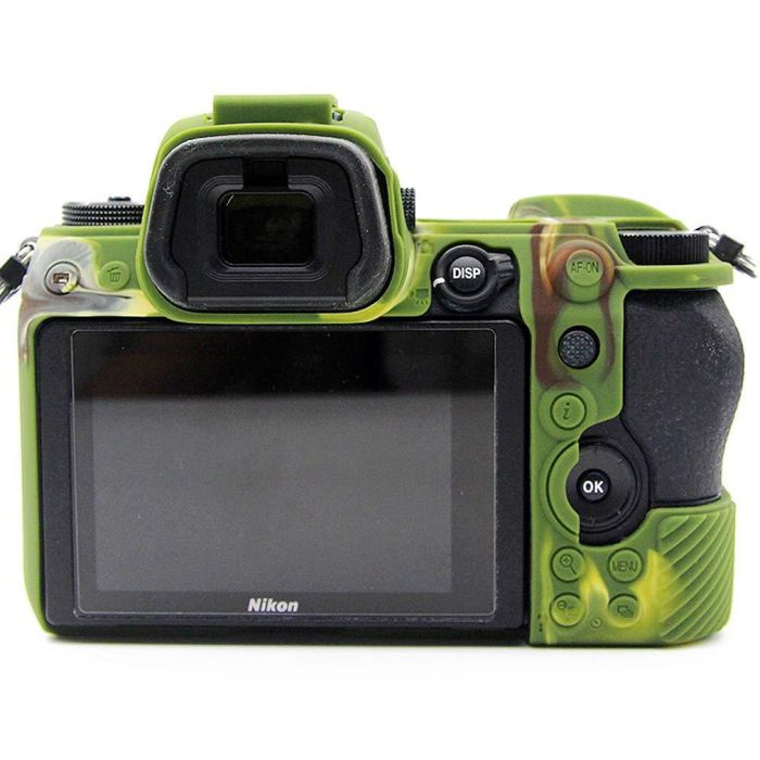 Захисний силіконовий чохол для фотоапаратів Nikon Z6, Z6 II, Z7, Z7 II, Z5 — камуфляж