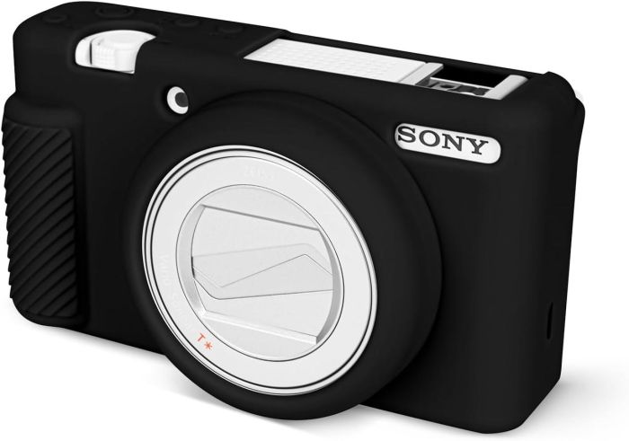 Захисний силіконовий чохол для фотоапаратів SONY ZV-1F, ZV-1, ZV-1 II — чорний