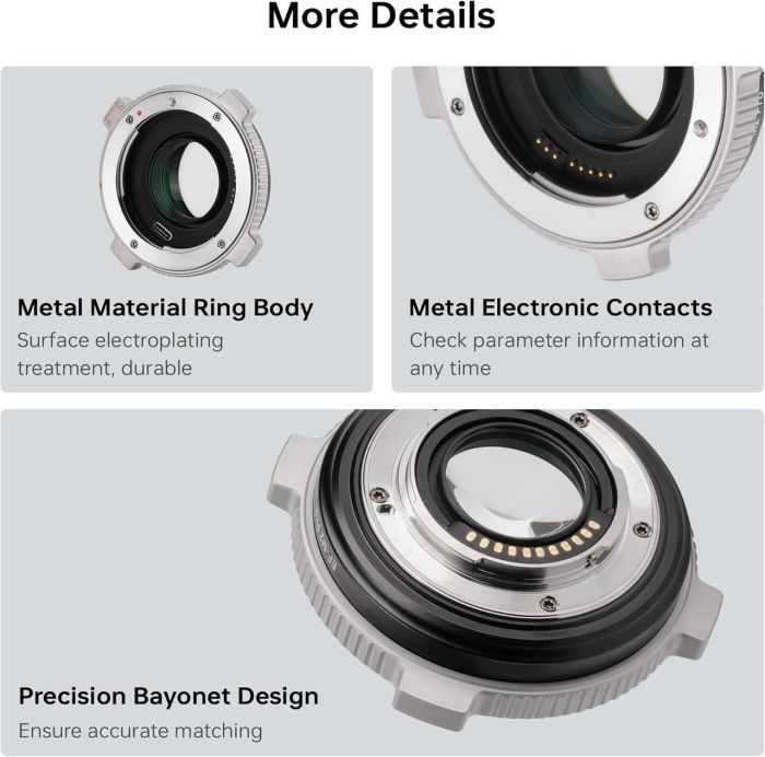Адаптер Viltrox EF-M2 PRO Speed Booster для Canon EF на байонет Micro 4/3 (Panasonic, Olympus, Blackmagic)