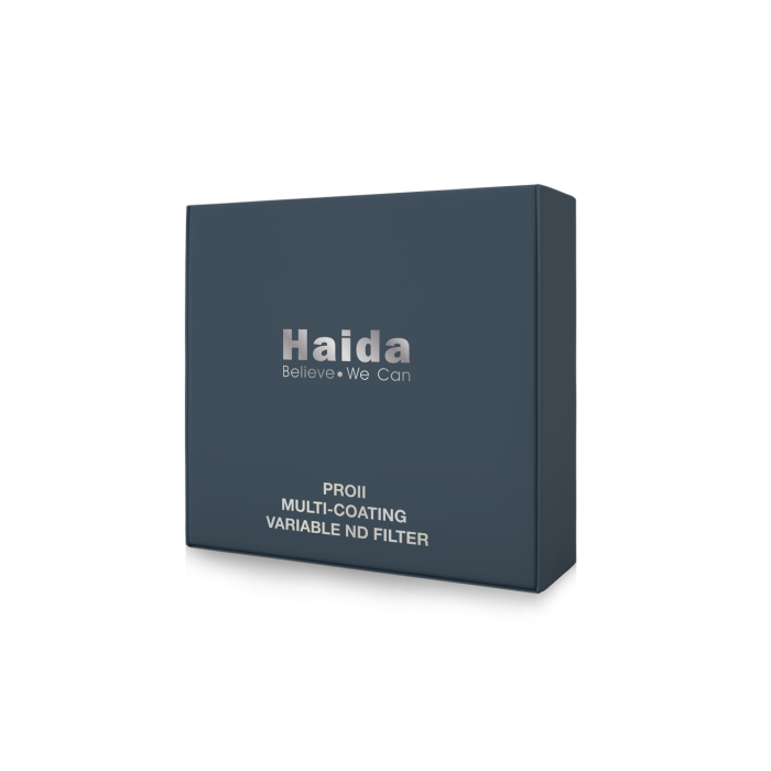 Нейтрально-сірий світлофільтр Haida PROII Variable ND Filter зі змінною щільністю (1.5-5.0 стопів) — 49 мм (код HD4663)
