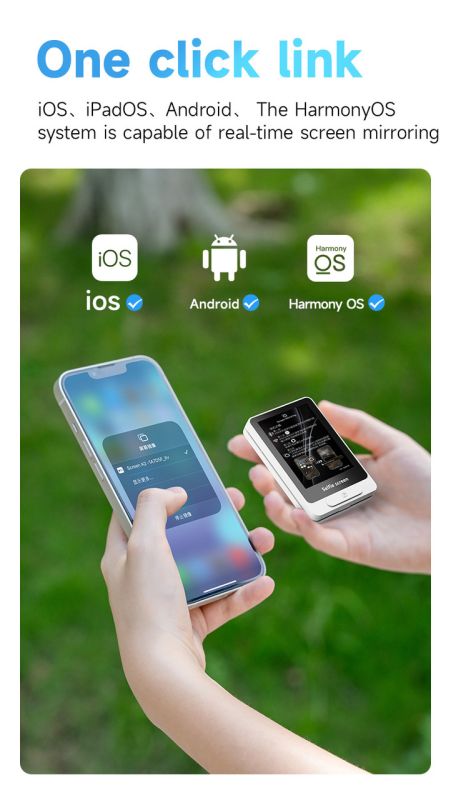A1 Vlog Selfie Monitor — магнітний екран для селфі та стримів для задньої камери смартфона