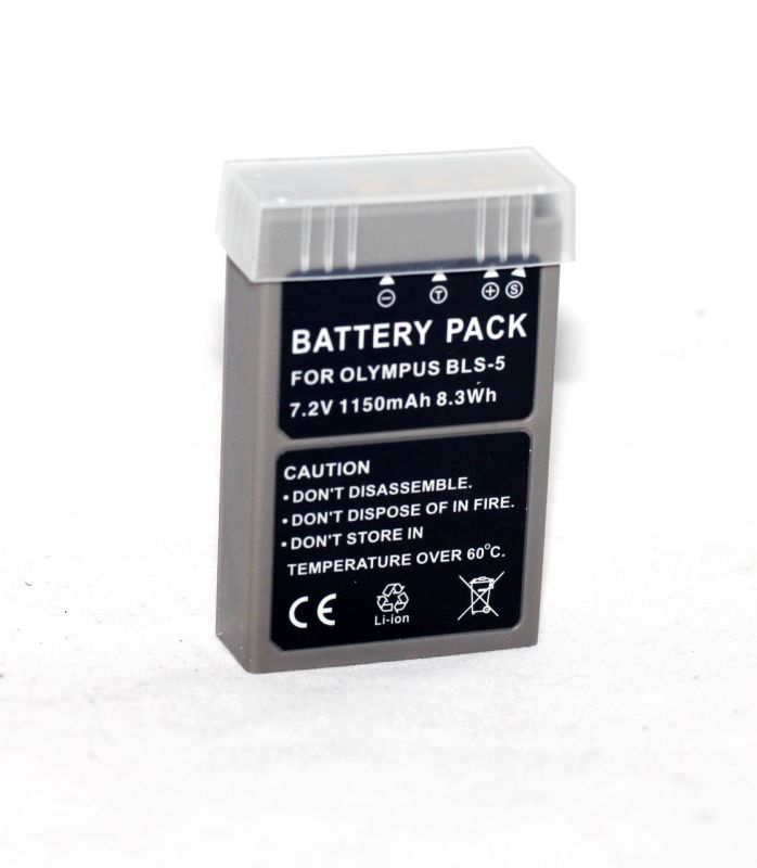 Акумулятор для фотоапаратів OLYMPUS - BLS-5 (PS-BLS5, BLS-50) - анлог на 1150 ma