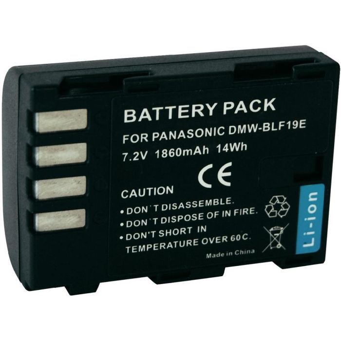 Акумулятор DMW-BLF19 (замінюємо з DMW-BLF19E) аналог для камер Panasonic DMC-GH3, DMC-GH4, DMC-GH5 - 1860 ma