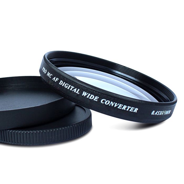 Ширококутна насадка - оптичний конвертер, "wide-angle" - ZOMEI - 49 мм - 0.45x