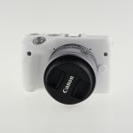 Захисний силіконовий чохол для фотоапаратів CANON EOS M3 - білий