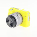 Захисний силіконовий чохол для фотоапаратів CANON EOS M3 - жовтий